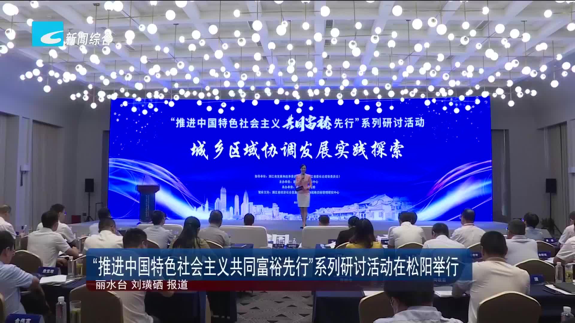 “推进中国特色社会主义共同富裕先行”系列研讨活动在松阳举行